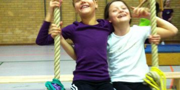 Eine ganz besondere Sportstunde in der 3a