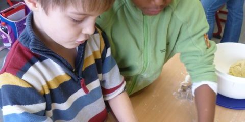 In der Weihnachtsbäckerei